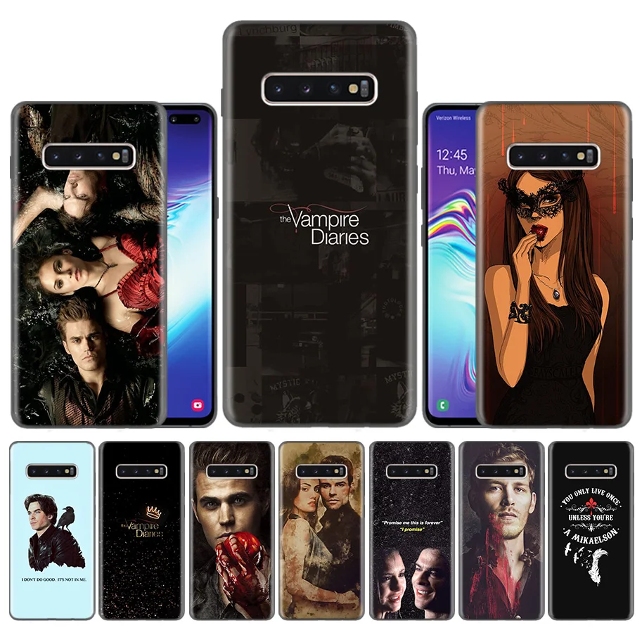 

Fundas Case Casing for Samsung Galaxy S10 S9 S8 Plus 5G A30 A50 A70 A40 A20 Note 8 9 10 Covers Carcass The Vampire Diaries