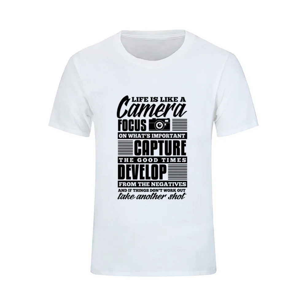 

CAMERA FOCUS CAPTURE DEVELOP men clothes 2018 Round Neck Mens TShirts feyenoords jersey Clothing Funny male T-Shirt car styling