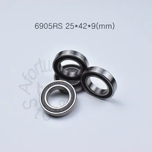 6905rs 25*42*9(mm) rolamentos de 1 peça 6905 6905rs rolamento de aço cromado rolamento de borracha selado rolamento de parede fina