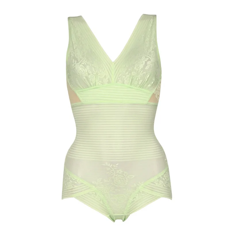 Women Thin No Traces  With Abdomen And Waist Body-Shaping Girdles Corsets Casual Lingerie Sleepwear Underwear  Set #4A22 (3)