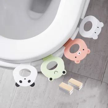 

1pc Plastic Toilet Seat Cover Lifters Cartoon Portable Handle Toilet Closet Sticks Holders Toilet Lid Opener Household Supplies