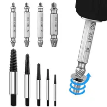 Screw Extractor Kit Set Damaged Screw Extractor And Remove Set Made Of High-Speed Steel Hss 4341,A1D02 2 Pack Of Stripped Scre