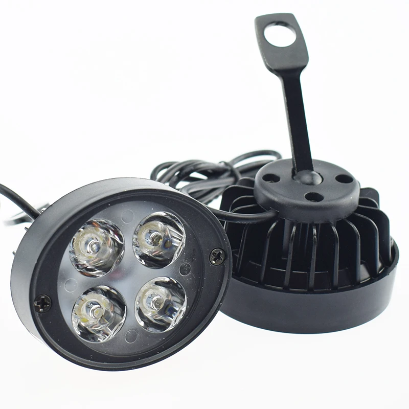 

Motorcycle LED Headlights 12V LED Spotlight Motorbike Driving Headlamps auto auxiliary working lights Motor Side Mirror lamp
