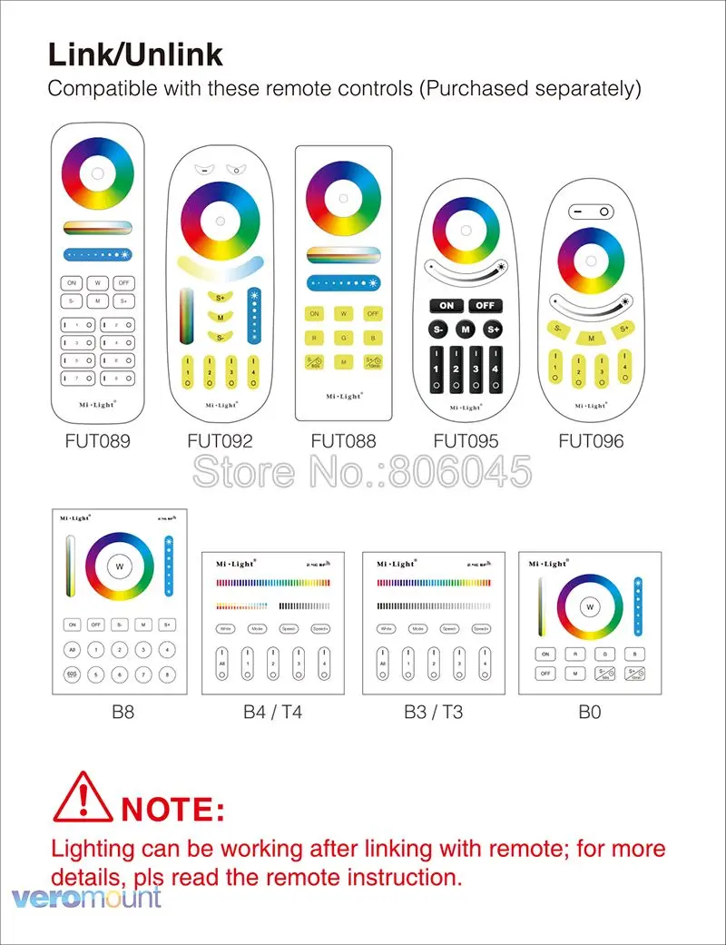 Milight 6W 9W 12W 15W 18W 25W RGB+CCT LED Downlight Ceiling Spotlight AC110V 220V FUT060 061 062 063 064 065 066 068 069