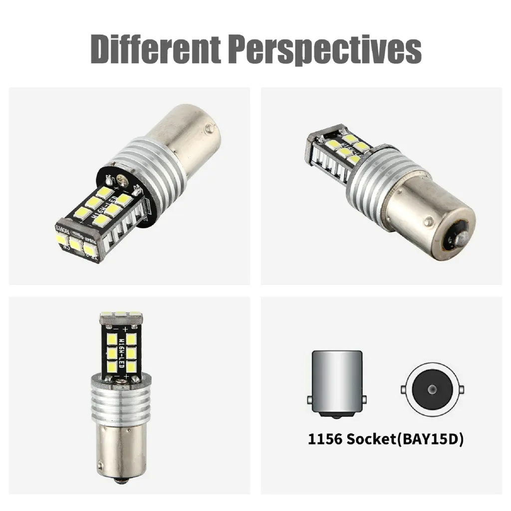 Новинка 1156 P21W BA15S 2835 15LED Canbus Автомобильная задняя резервная лампа заднего хода белая Автомобильная ходовая лампа автоматические светодиоды свет# BE