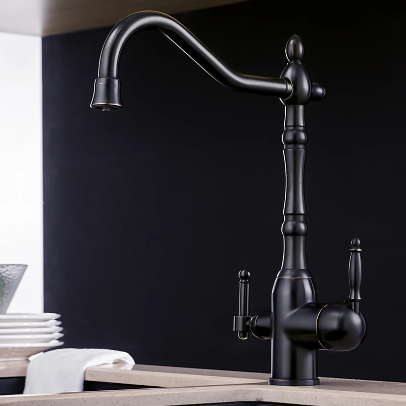  Kitchen Purify Faucets Gold Mixer Tap Cold and hot 360 Rotation with Water Purification Features Ki - 32992532080