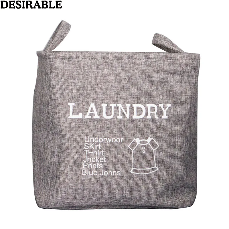 

Portable Dirty Clothes Toy Book Storage Box Foldable Laundry Basket Hamper Sundries Holder Clothes Storage Bag Home Organizer