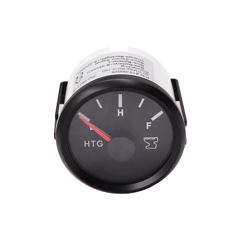 

52mm Sewage Level Gauge Indicator Meter 0-190ohm 240-33ohm Water Holding Tank for Yacht Marine Boat Car Truck 9-32V