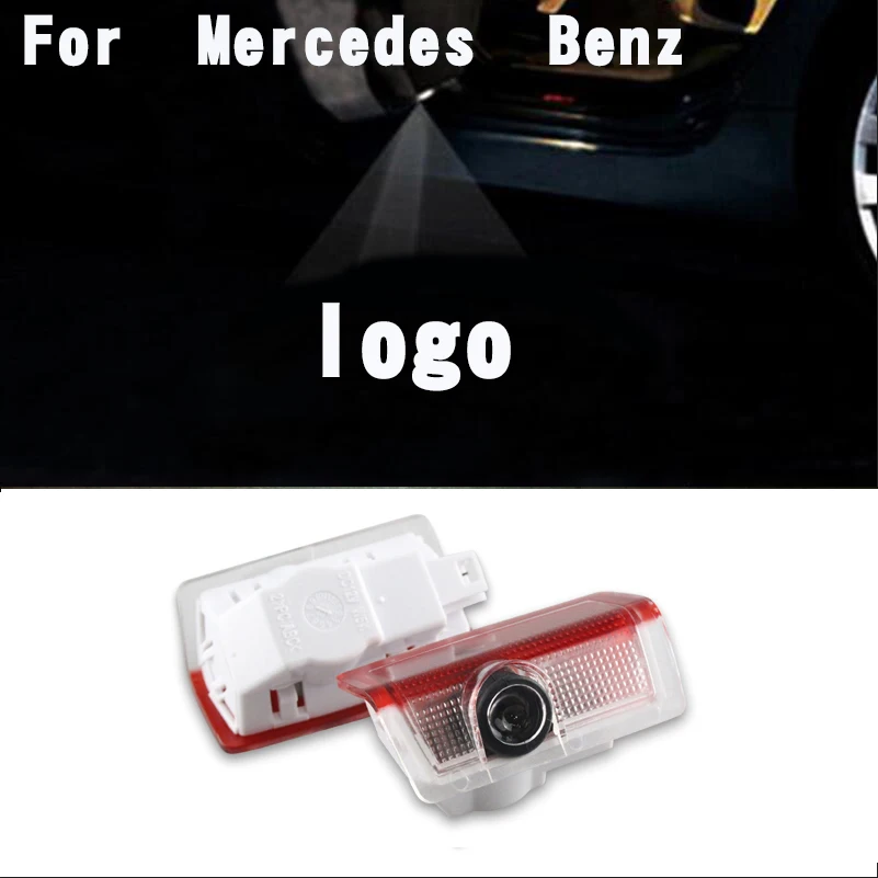 LED car Door Courtesy Ghost Shadow Logo Lights For Mercedes Benz E B C