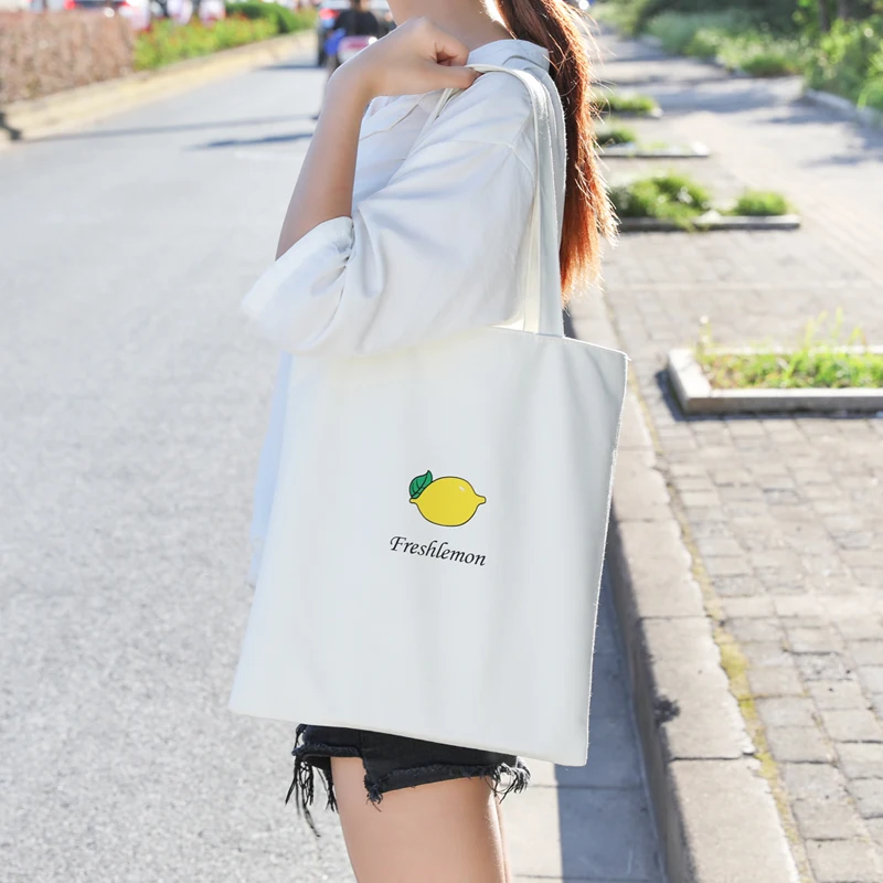 

2019 Cavans Eco Shopping Washed Cotton Hand Bags Women Handbag Ladies Beach Handbags Shopping Bags Big Capacity Beach Fold