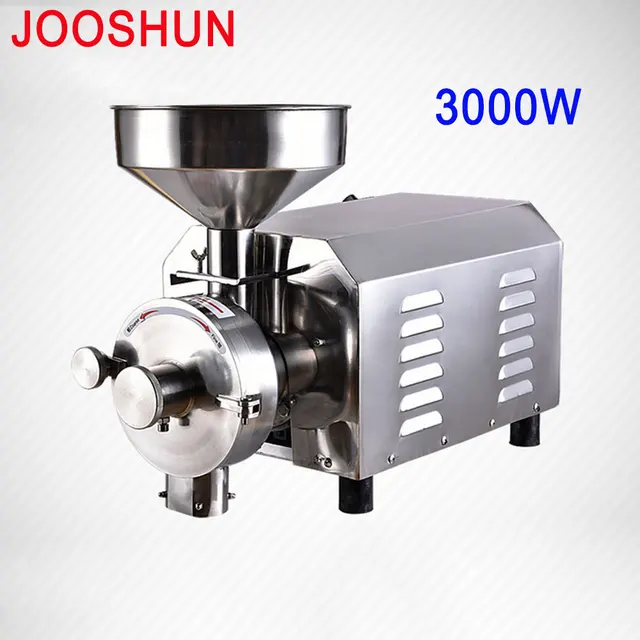 Commercial Grains Flour Grinder Spices Herbals Cereals Coffee Dry Food Grinder Mill Grinding