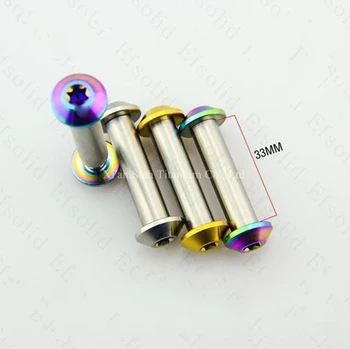 

Titanium TC4 Bicycle Rear Suspension Pivot Screw Bolt for Folding DH Full-suspension Bike