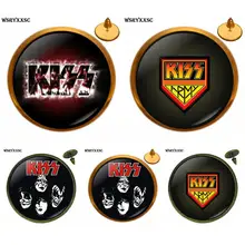 EJ glaze Rock Band Kiss для женщин, подарок, Винтажные Ювелирные изделия, покрытые бронзой/серебром/золотом, клипсы, серьги-гвоздики