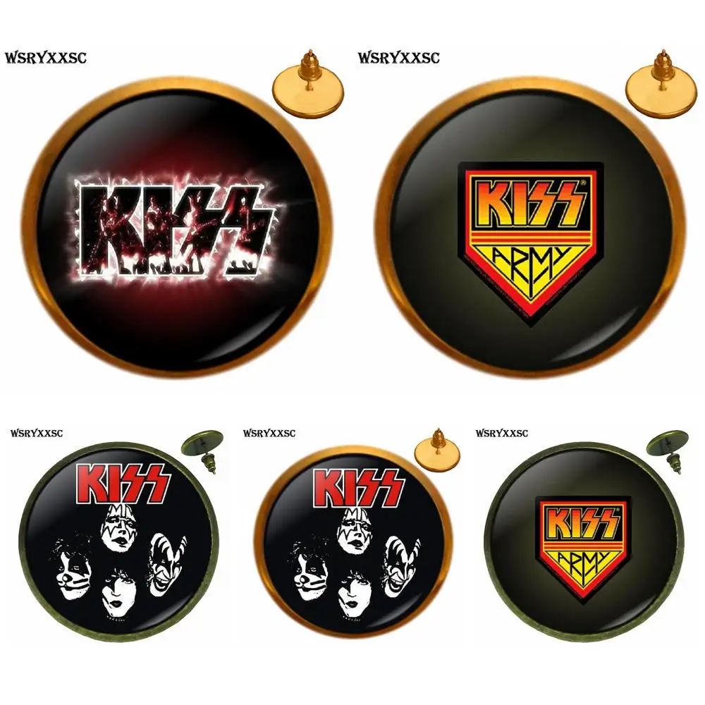 

EJ Glaze Rock Band Kiss For Women Gift Vintage Jewelry Plated Bronze/Silver/Golden Clip Ear Hook Stud Earring