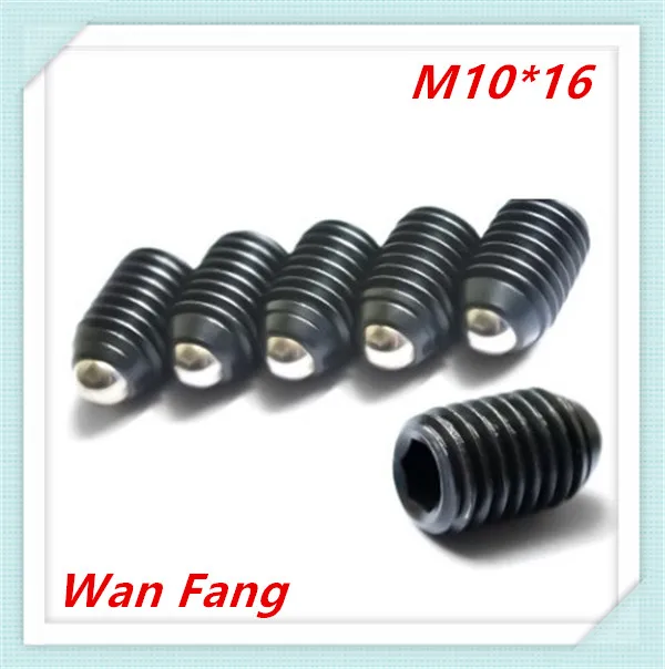 10pcs M10*16 Ball Plunger Alloy steel Hex Socket Spring Ball Plunger