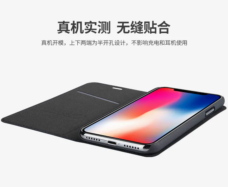 Чехол книжка из искусственной кожи для iPhone 8 5 5S 6 S XR чехлы X 7 Plus 4 SE XS MAX