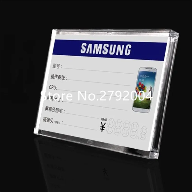 Lote China Custom Fábrica Price Tag Titular Exposição Acrílica 13*9 cm 10 Pçs - 9 10 pçs lote China Custom Fábrica Price