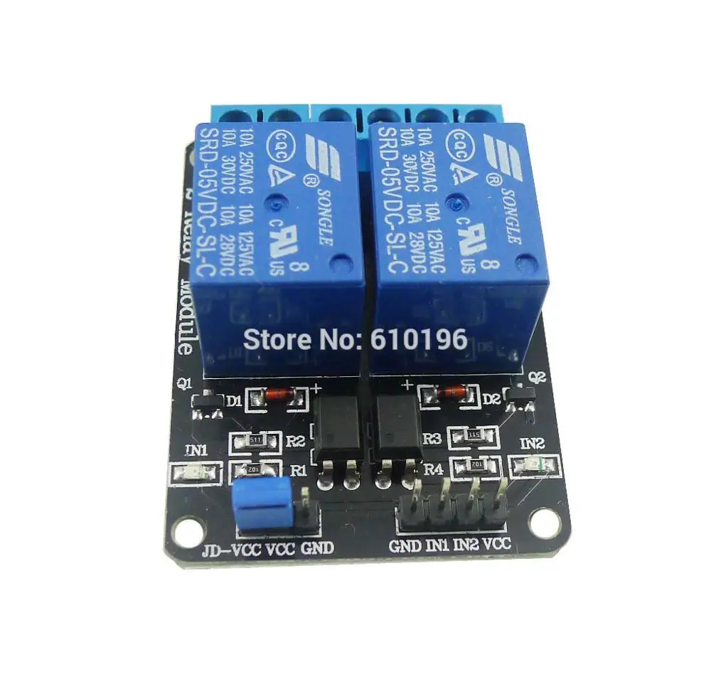 2 канальный Новый 5 релейный модуль щит для Arduino ARM PIC AVR DSP электронный с оптроном