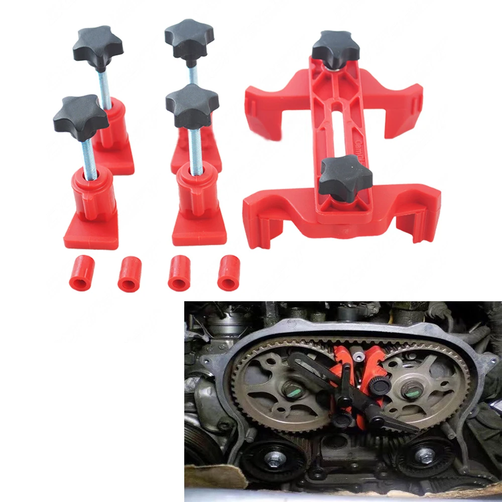 5pc/set Master Universal Single Twin Quad Cam Clamp Locking Timing Tool Kit Camshaftin Hand