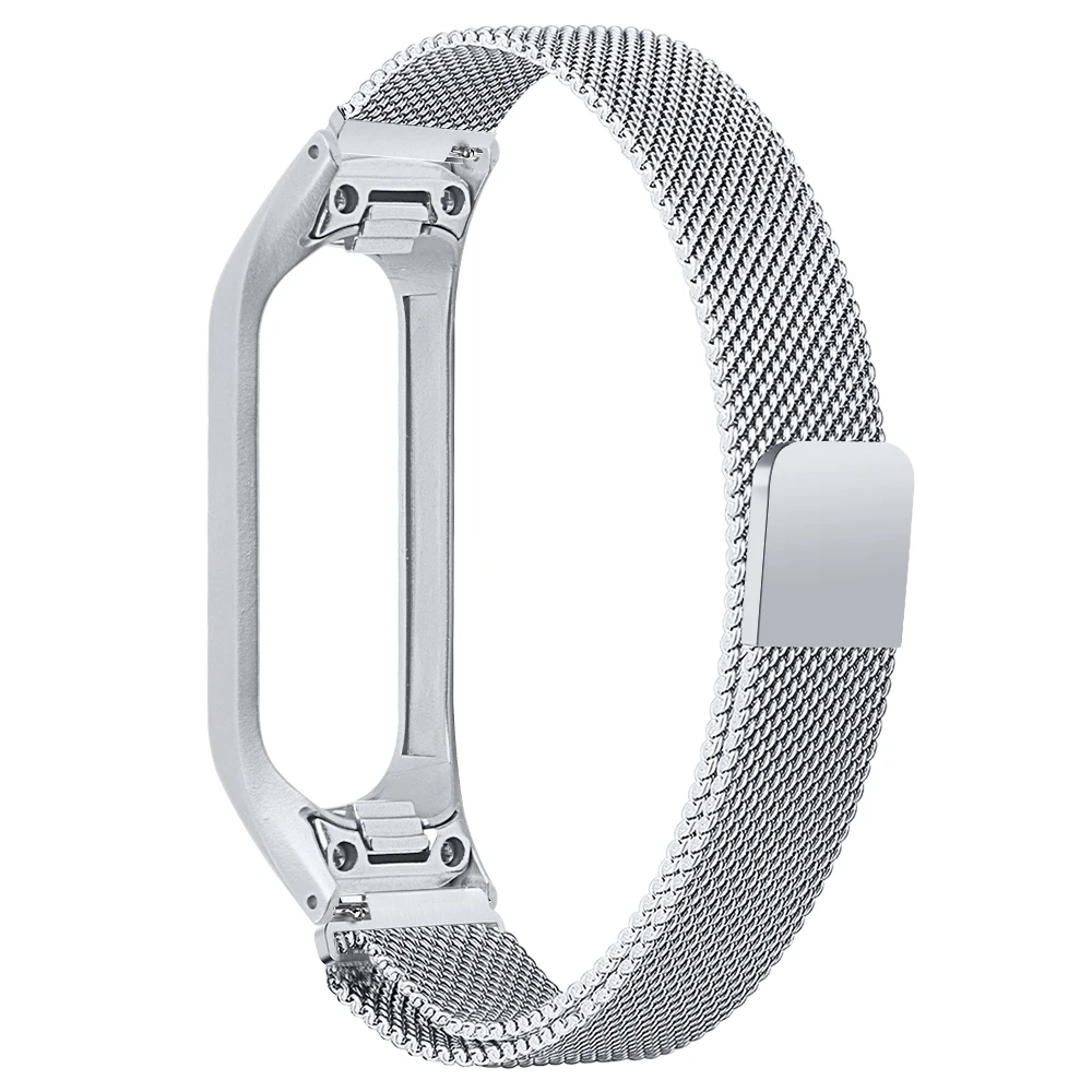 Миланский ремешок для часов для samsung Galaxy Fit-e R375 Смарт ремешки для часов из нержавеющей стали стальные браслеты магнитный браслет, ремешок для наручных часов
