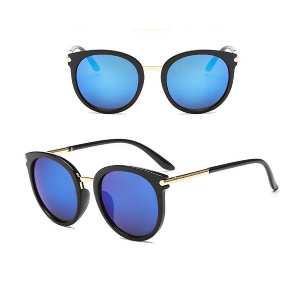 Модные новые женские очки для вождения зеркала Винтаж для женщин Светоотражающие Плоские линзы солнцезащитные женские очки оculos автомобильные аксессуары - Цвет оправы: C