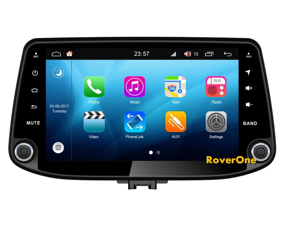 RoverOne Android 8,0 автомобильный мультимедийный плеер для hyundai I30 Elantra GT Авторадио Bluetooth Радио Стерео gps навигация