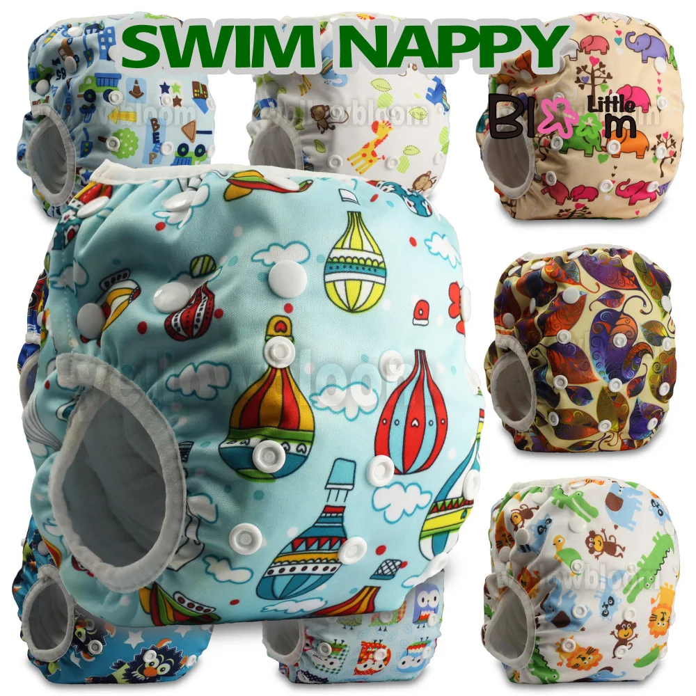 Baby Reusable 1PC Swim Diapers boys or girls Cartoon Swimwear Children