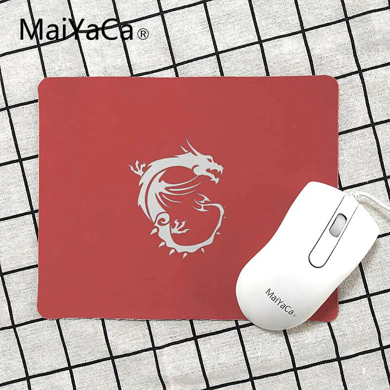 MaiYaCa Печатный персональный крутой модный MSI высокоскоростной коврик для мыши Размер для 18x22 см 25x29 см маленький коврик для мыши - Цвет: No Lock Edge25x29cm