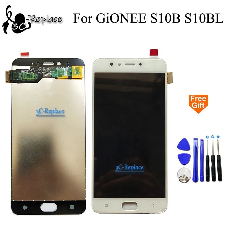 Белый/черный/золото 5 дюймов для GiONEE Elife S10B S10BL ЖК-дисплей дисплей + кодирующий