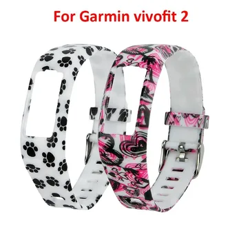 

(JM2GJHS) TIP-0Y03 Soft Silicone Replacement Wristband for Garmin Vivofit 2,Garmin Vivofit 2 Fitness Band.Fit Most Sizes
