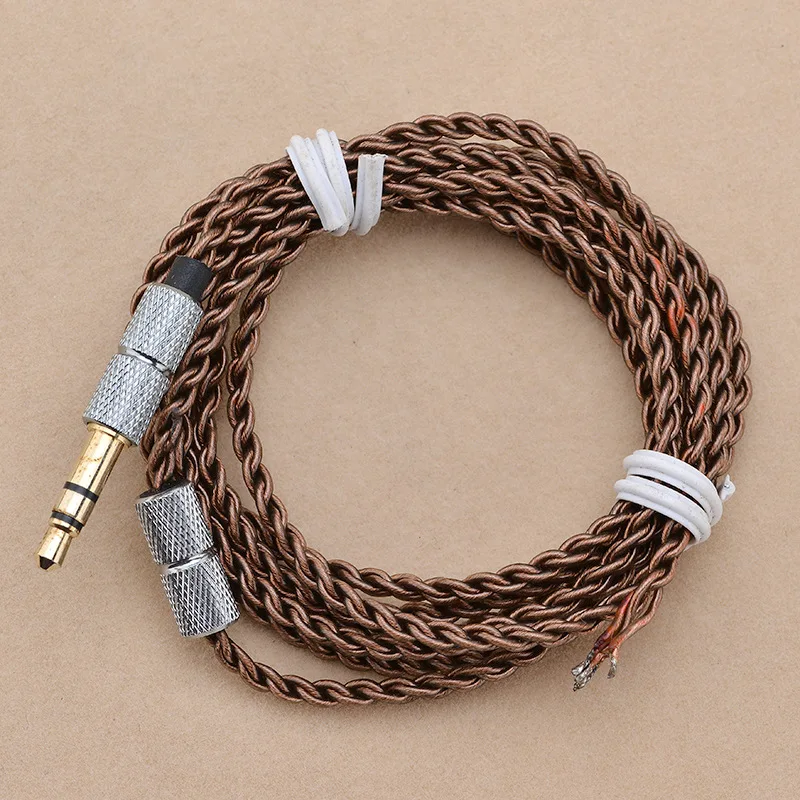 Кабель для наушников Plexton MMCX посеребренный 18 ядер 3 5 мм|earphone cable|mmcx silver cablemmcx earphone