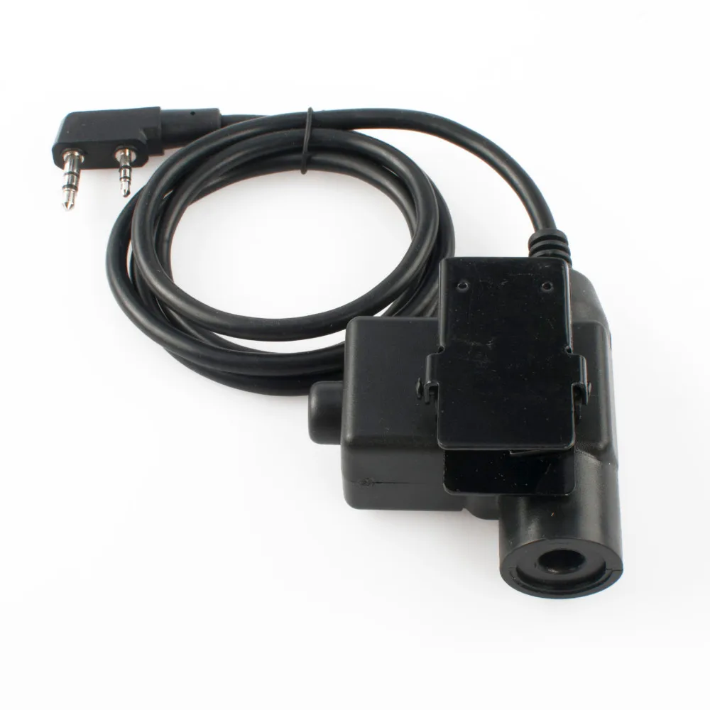 U94 PTT кабель Выдвижная гарнитура с микрофоном и креплением на горле PTT рация наушник для Kenwood для TYT для Baofeng UV-5R