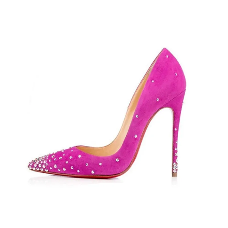 

Fashion Crystal Pointed Toe High Heels Women Shoes Sexy Wedding Shoes Women Pumps 11cm Autumn Spring Shoes Woman