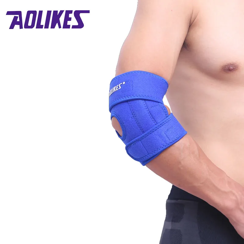 AOLIKES 1 шт. спортивные налокотники для тенниса гольфа поддержка нейлонового