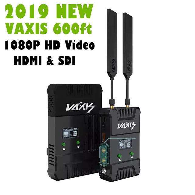 2019NEW VAXIS 600ft WDHI Беспроводная система передачи видео HDMI & SDI вещательная камера 3G 1080P