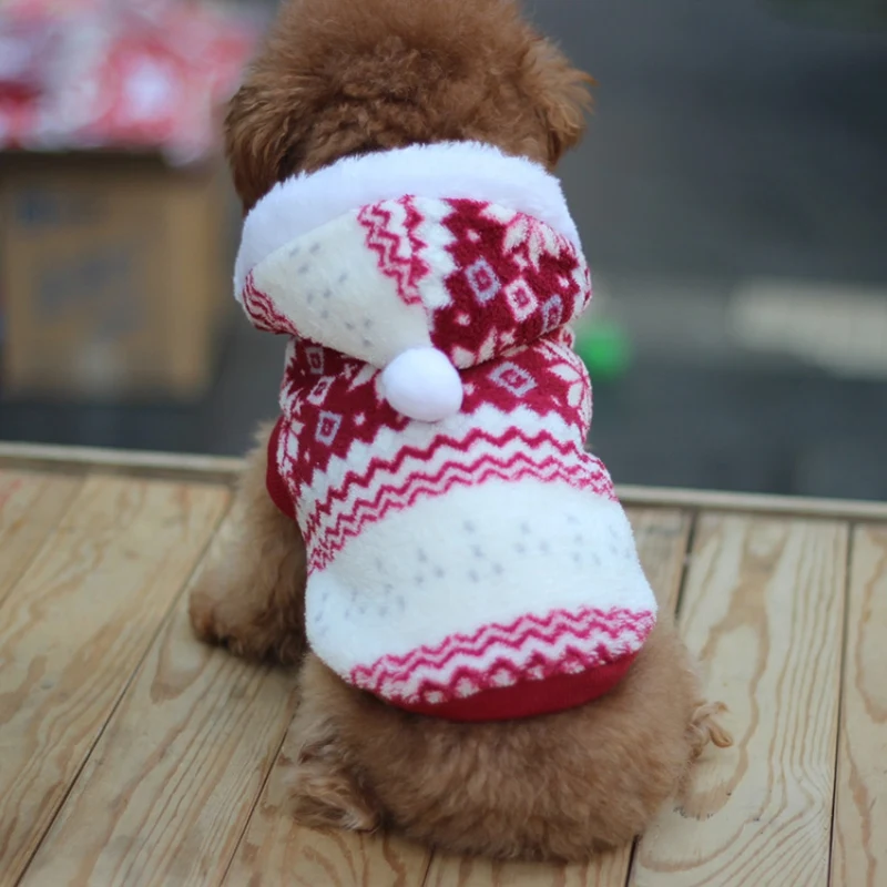 Buy Pet Dog Clothes Winter Warm Dog Hoodies Clothing