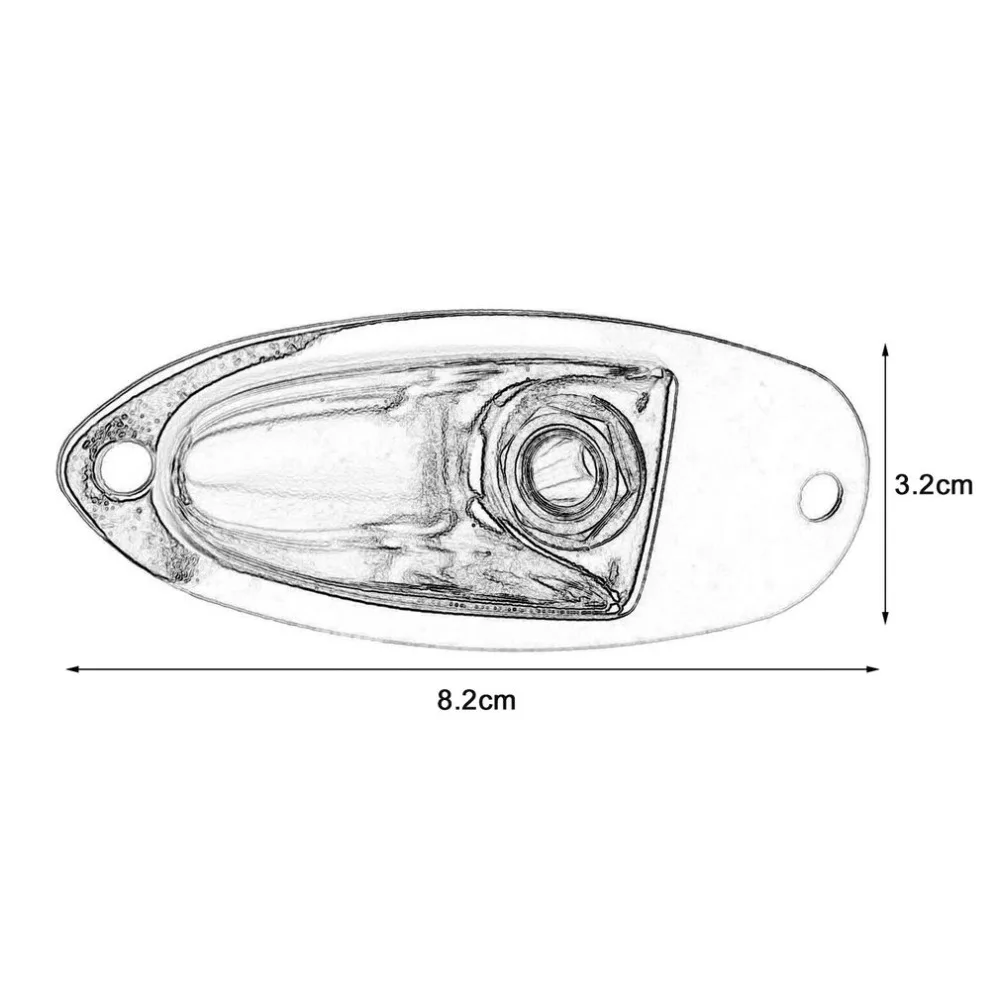 Лодка стиль Джек пластина 6 35 мм гитарный пикап выход вход загружен разъем Замена - Фото №1
