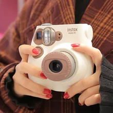 Fujifilm Instax Mini7c appareil photo instantané moins cher que Fujifilm mini 8 mini 9 Film caméra anniversaire noël nouvel an Festival cadeau