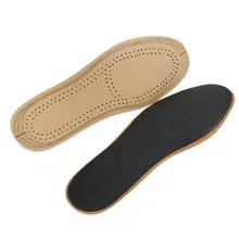 USHINE EU35-44 мягкие впитывающие Пот Спортивные амортизационные стельки из натуральной кожи мужские латексные стельки для женщин