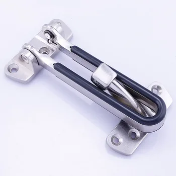 

Thickened Zinc Alloy Hasp Latch Lock Door Chain Anti-theft Clasp Convenience Window Cabinet Locks For Home Hotel Security