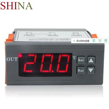 

SHINA 10A Digital Thermostat Regulator Temperature Controller Heating Cooling Control -50~110 Celsius Degree with Sensor