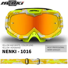 (1pc&7colors) 2017 New Arrival Brand Nenki-1016 Motocross Goggles Motorcycle Shield Visor Glasses Outdoor Sport Goggles