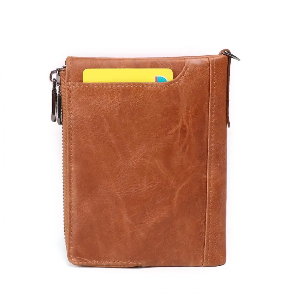 

Hot sale Genuine Leather Women Wallet Purses Coin Purse Female Small Portomonee Bifold Rfid Wallet Lady Purse For Girl Money Bag