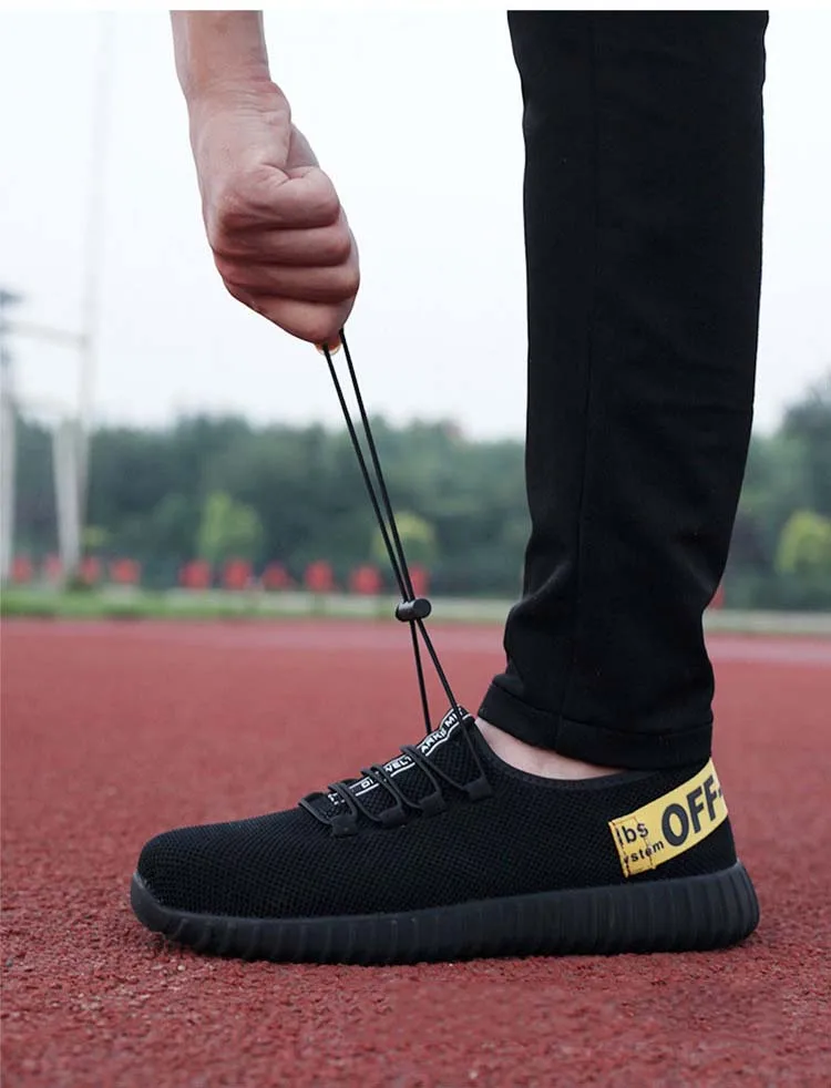 2018-New- men- Fashion- Safety- Shoes- Breathable- flying- woven- Anti-smashing- steel- toe- caps- Anti-piercing -Deodorant- mens- work- Shoes (5)