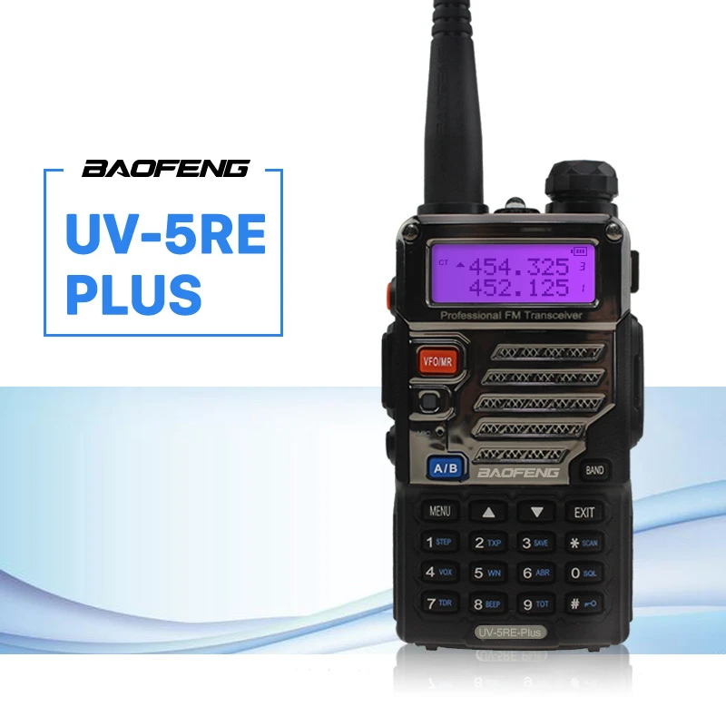 BaoFeng UV 5RE Plus Walkie Talkie CB VHF UHF Portable Ham Amateur Two Way Radio 5W For Hunting Trucker|baofeng uv-5r|baofeng uv-5re plusvhf uhf - AliExpress