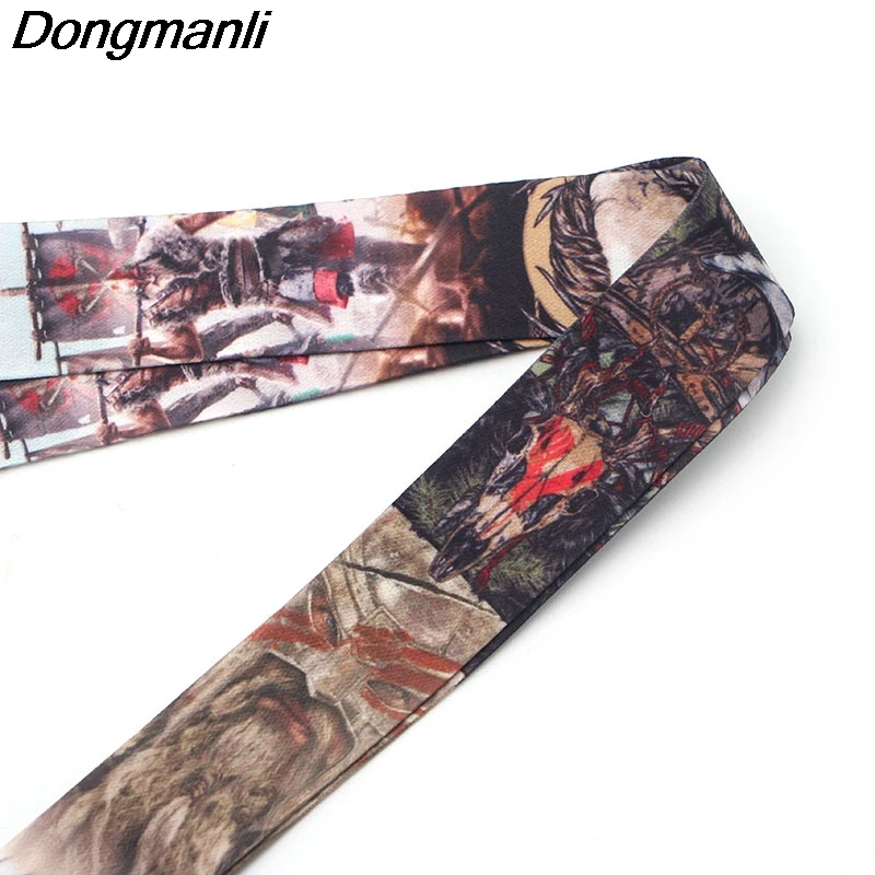 P1922 Dongmanli Vikings крутой брелок для ключей, жетон для удостоверения личности/веревка для мобильного телефона/брелок для ключей, ремешок для шеи, ювелирные изделия