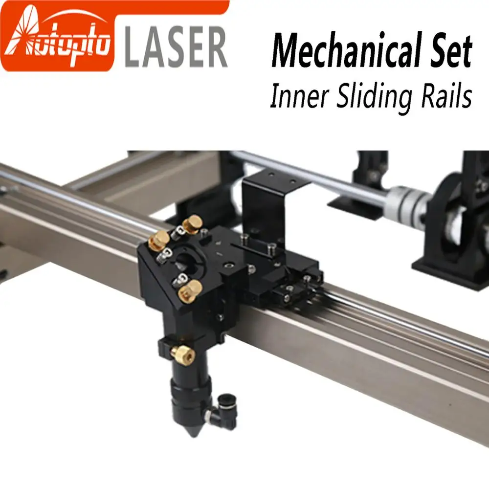 Mechanical Parts Set 1300*900mm Inner Sliding Rails Kits Spare Parts for DIY 1390 CO2 Laser Engraving Cutting Machine