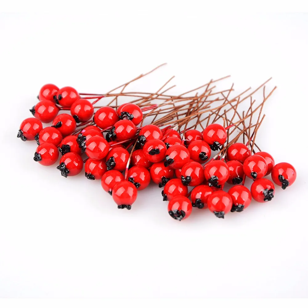 Черника искусственная тычинка цветы искусственные ягоды для скрапбукинга DIY Украшение венки 50 шт