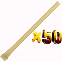 Lot de stylos à bille en papier écologique, ballon publicitaire respectueux de l'environnement, texte d'entreprise de Promotion personnalisé et cadeau avec Logo