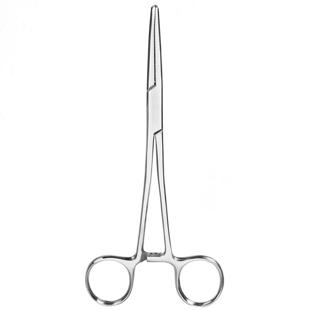 1 шт. Hemostat серебро рыболовные нержавеющая сталь прямые щипцы Hemostat запорные зажимы инструмент для завязывания мушек швейное Искусство и ремесла